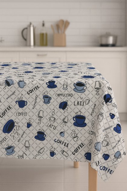 Raşel Fabric Stress-Free Table Cloth Table Cloth Stain-Resistant