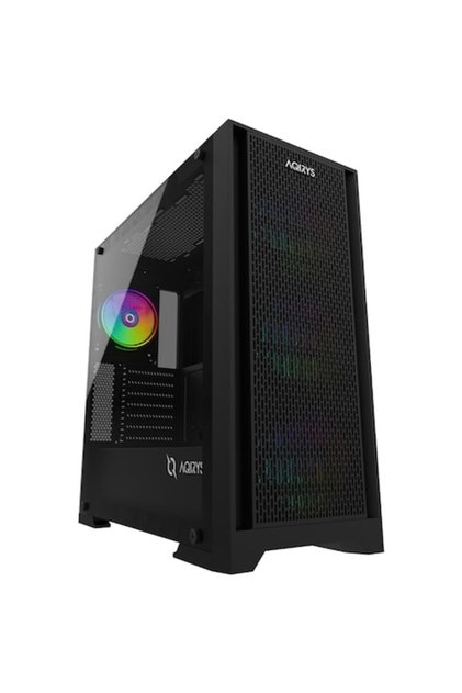 Carcasa Avior ARGB, Mid-Tower, fara sursa, ATX, Black