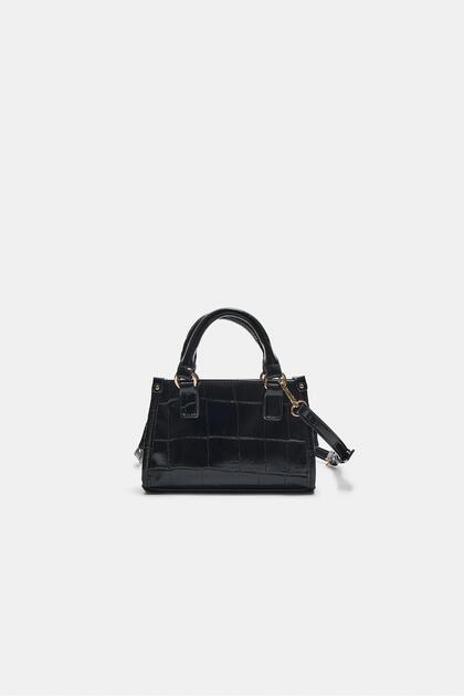 Timsah Deseni Görünümlü Mini Tote Çanta