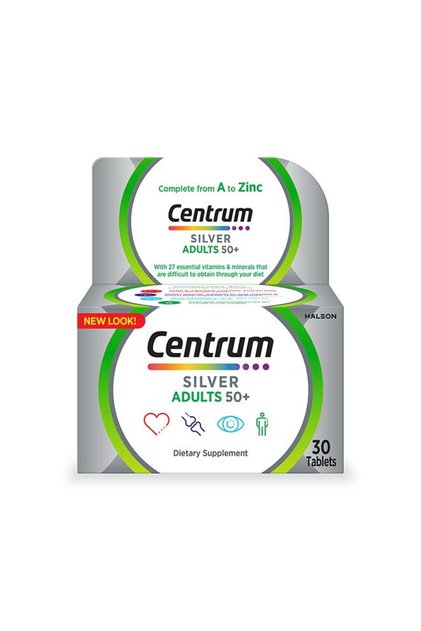 Silver Adults 50+, 30 Tablets