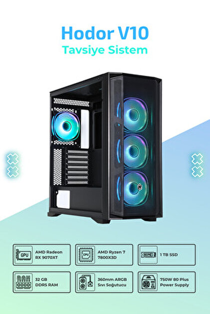 Game Garaj Elite S46 AMD R7 7800X3D 32GB RAM 1TB SSD RX9070XT