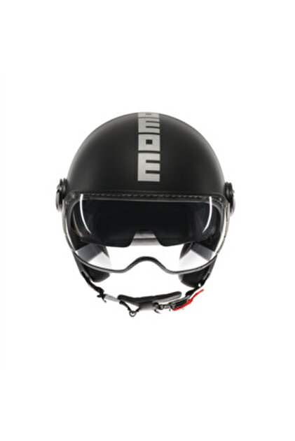 Momo Design MOMO KASK/ FGTR CLASSIC MONO MATT BLACK/WHİTE - Fiyatı