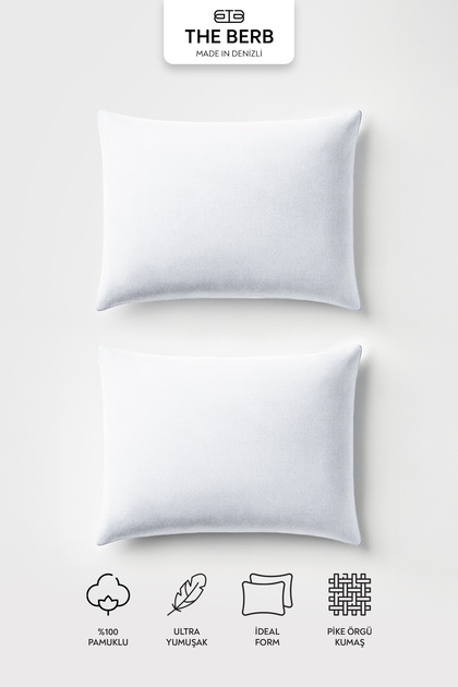 | Set of 2 Lacoste Knitted Pillowcases | 100% Cotton | 50 X 70 | With Zipper