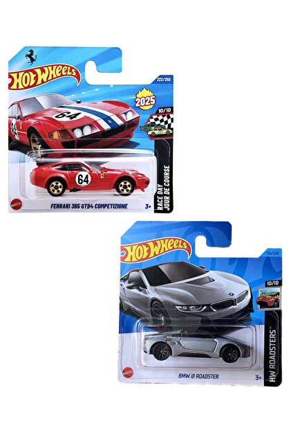 HOT WHEELS Ferrari 365 gtb/4 - BMW İ8 Roadster - Fiyatı, Yorumları