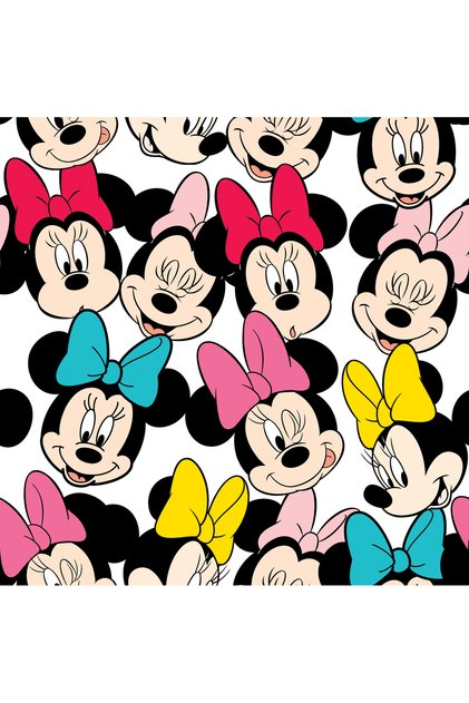 Minnie Mouse Desenli Baskılı Kumaş