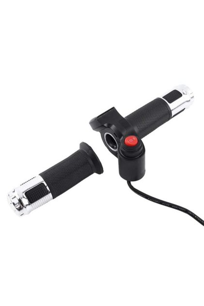 Manetă de accelerație pentru bicicletă/scuter electric (cu afișaj voltaj și buton On-OFF)
