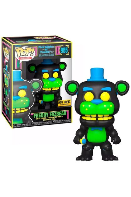 Funko Freddy Fazbear fnaf Five Nights At Freddy's Blacklight
