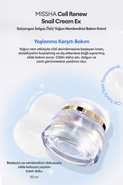 Missha Salyangoz Özlü Yoğun Nemlendirici ve Aydınlatıcı Set Cell