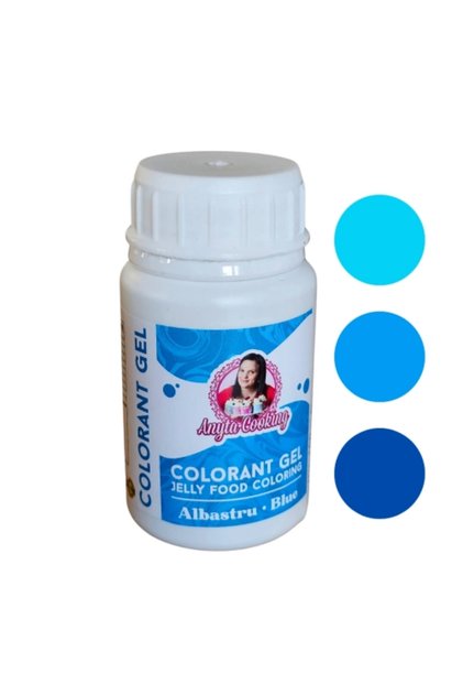 Colorant alimentar gel - ALBASTRU - 100 gr -
