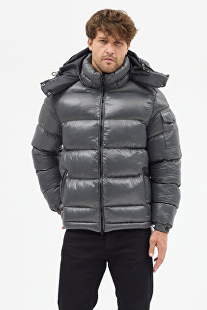 Jack & Jones JCOHEAT HYBRID JACKET NOOS Kapüşonlu Hibrit Ceket