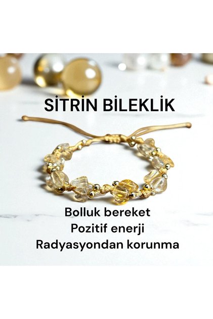 Citrine Stone Original Bracelet. Certified Expert Has Approved and Tested It.