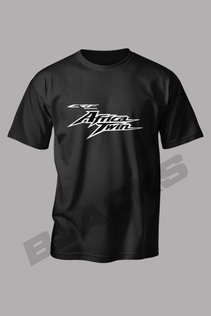 Honda Africa Twin 1000L Printed Premium Black T-Shirt