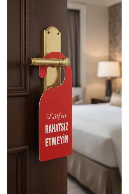 Please Do Not Disturb - Door Handle Hanger - Double Sided - (Decota Print 3mm)