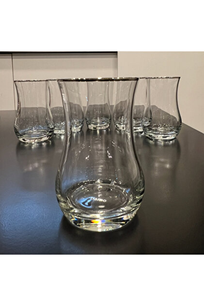 Rio Tea Cups 6-Piece Platinum
