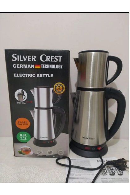 Paslanmaz Çelik Çaycı ve Kettle, Alman Teknolojisi, Şık ve Dayanıklı Tasarım
