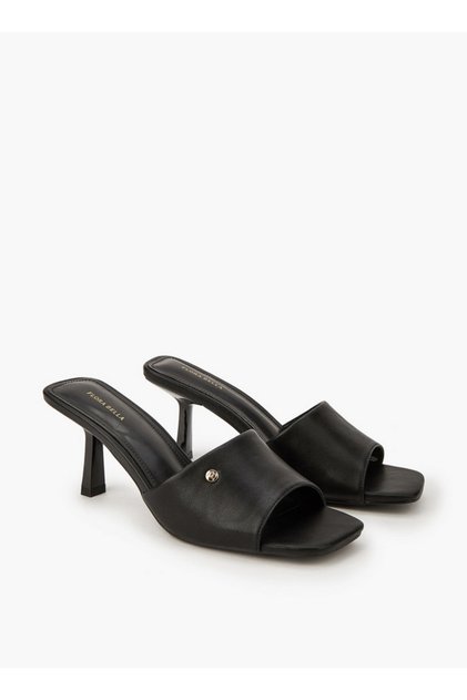 Women's Stiletto Heel Slip-On Sandals