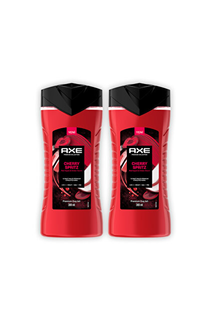 Axe Premium Collection Duş Jeli Cherry Spritz 3 in 1 Vücut Saç Yüz