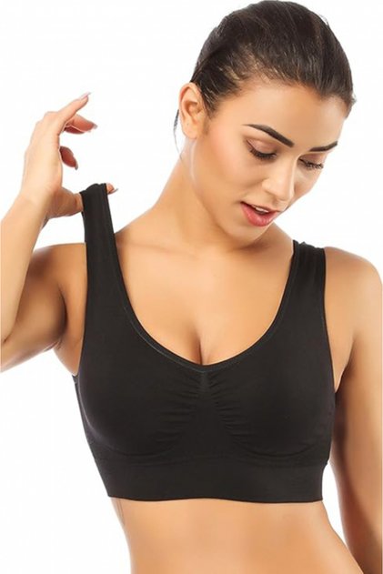 Bustiera Premium Jetitude™ din material confortabil, respirabil si elastic cu acoperire completa,