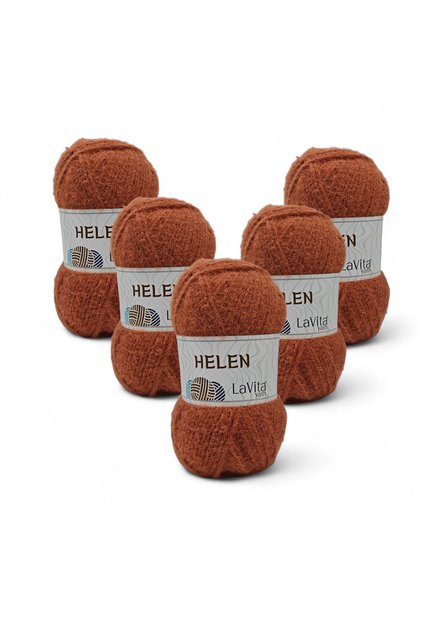 Helen Hand Knitting Yarn 100% Exclusive Polyamide 500Gr 5 Pieces (9685 Tarçin)