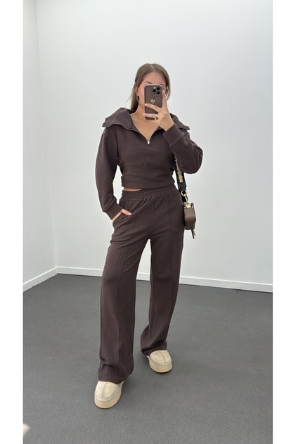 Martina Fleece Sweat Tracksuit Set