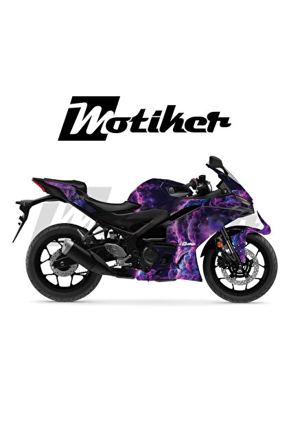 Motiker Yamaha YZF-R25 2025 Model Motosiklet Kaplama Sticker