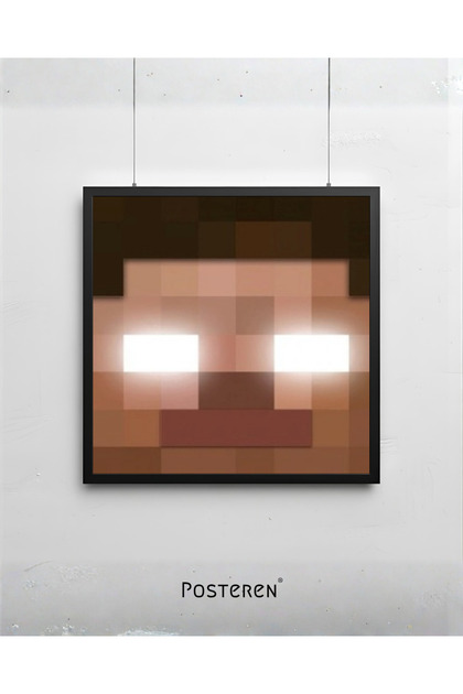 Minecraft Herobrine kvadratna slika na platnu