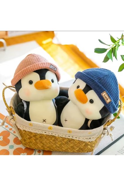 Penguin with Hat Plush Toy 20 cm Girl Boy Children Birthday Gift