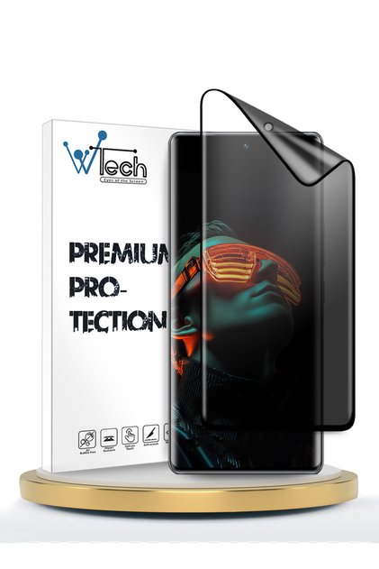 Tecno Pova Curve 5G 2025 Nano Ceramic Privacy Full Glue Full Cover Matte Flexible Clear/Black