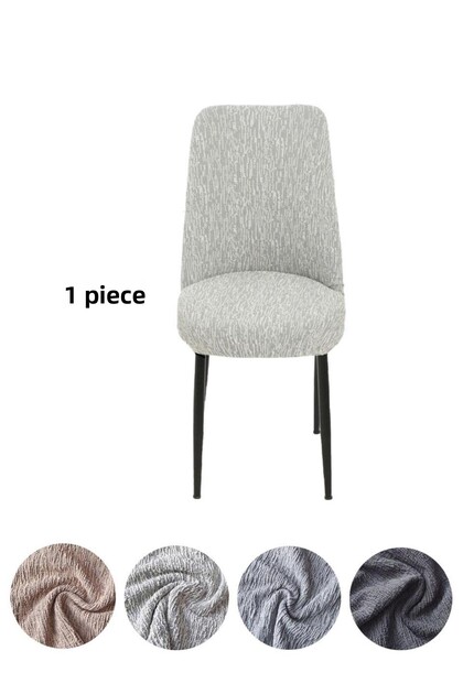 Jacquard Fabric Oval Chair Cover, Chair Cover Bar Pattern 1 Piece