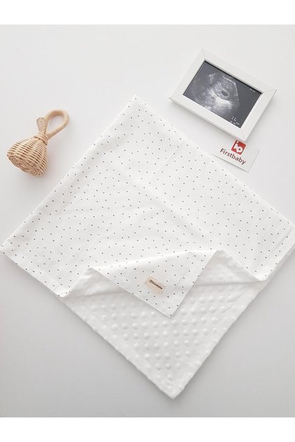Dotted Chickpea Baby Blanket 85X90
