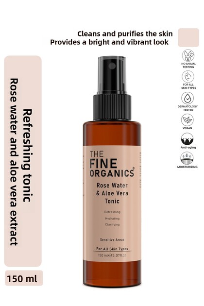 Pore ​​Tightening and Purifying Tonic with Rose Water & Aloe Vera Extract 150ml
