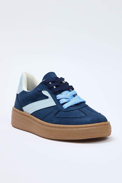 Trendyolmilla Shoes Lacivert İki Bağcıklı Çift Kullanımlı Kadın