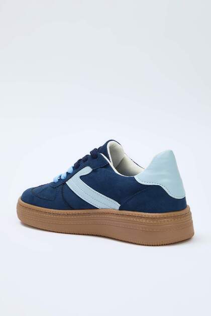 Trendyolmilla Shoes Lacivert İki Bağcıklı Çift Kullanımlı Kadın