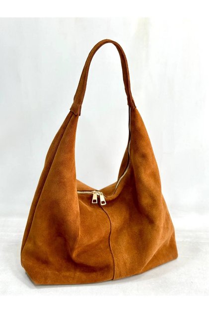 Women's Genuine Leather Suede Shoulder Bag