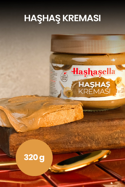 HAŞHAŞELLA Gelincik Kahvaltılık Sürülebilir Doğal Katkısız 320gr