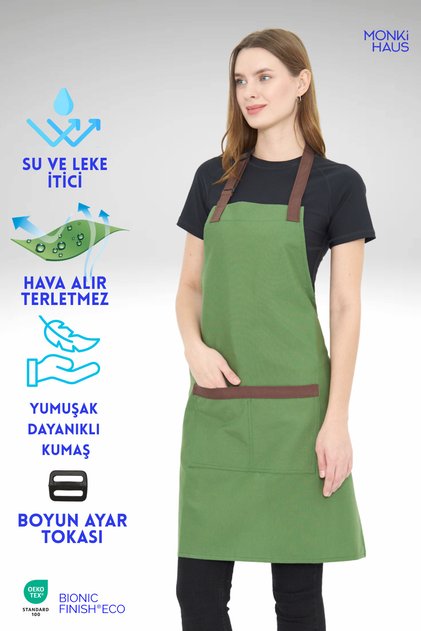 Water Repellent Stain Resistant Cafe Barista Ceramic Pastry Cook Waiter Florist Restaurant Cafe Apron Women Apron
