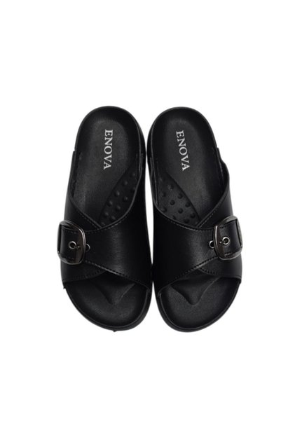 Enova Women's Single Buckle Orthopedic Slippers