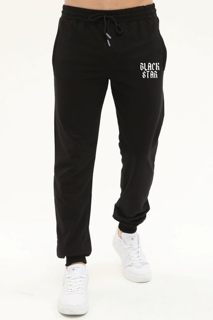 Men's Black Sweatpants Slim Fit Slim Fit Jogger