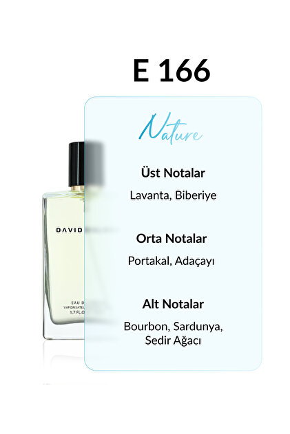 David Walker E166 Egos 50 ml Erkek Parfüm | Nature - Fiyatı, Yorumları