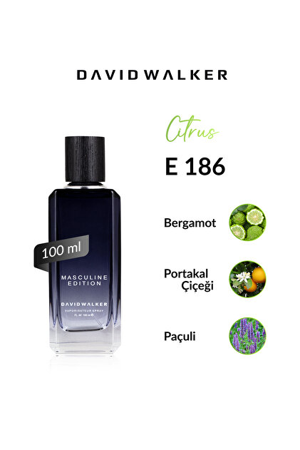 David Walker E186 Miles 100 ml Erkek Parfüm | Citrus - Fiyatı