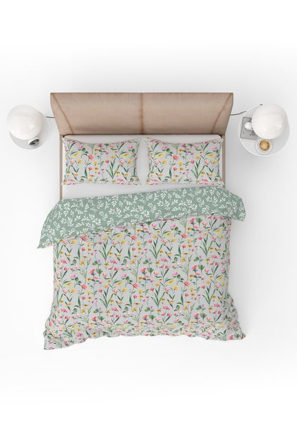 Spring Flowers Double Duvet Cover Set