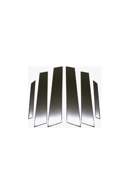 Renault Megane 4 2015-2025 Sedan Krom Kapı Direği 6 Parça Krom Paslanmaz Çelik Cam Direk
