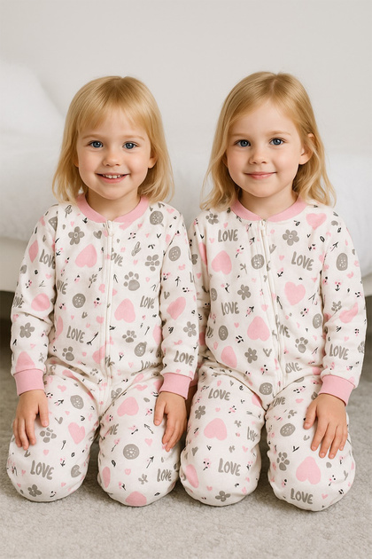 Girls Boys Thick Fiber Filled 1.4 Tog Cotton Patterned Sleeping Bag