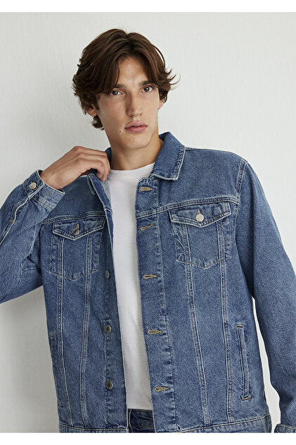 Mavi Frank 90s Indigo Si Jean Jacket Misty,0115280974- Trendyol