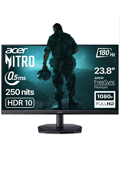 ACER Nitro KG241Y P3 23.8 inç 180Hz 0.5m Full HD FreeSync Premium