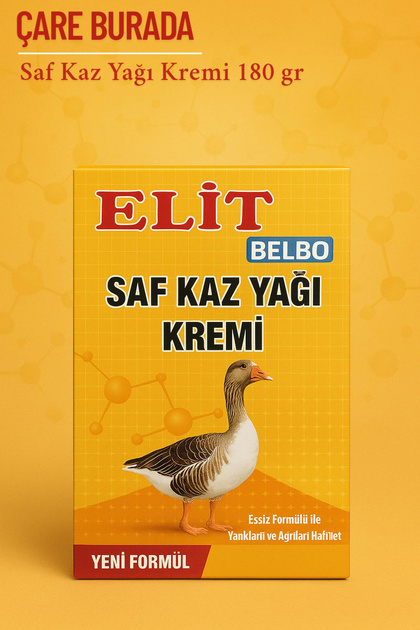 Elit Belbo - Saf Kaz Yağı Kremi 180 Ml