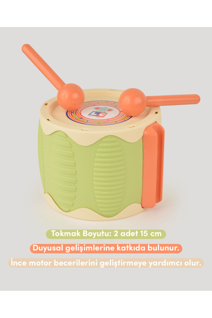 let's be child Yeşil Eğlenceli Davul - Fiyatı, Yorumları