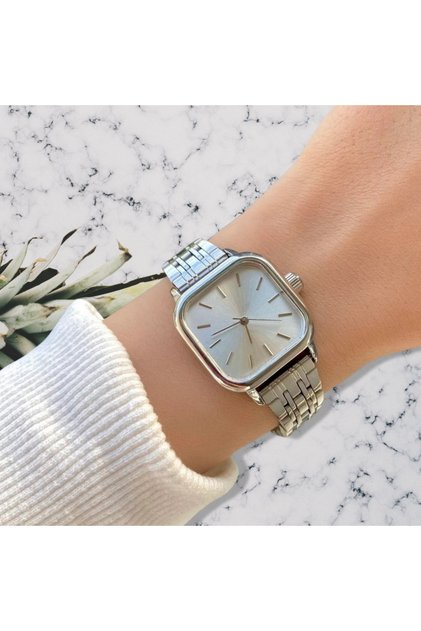 Steel Case & Cord Women's Wristwatch