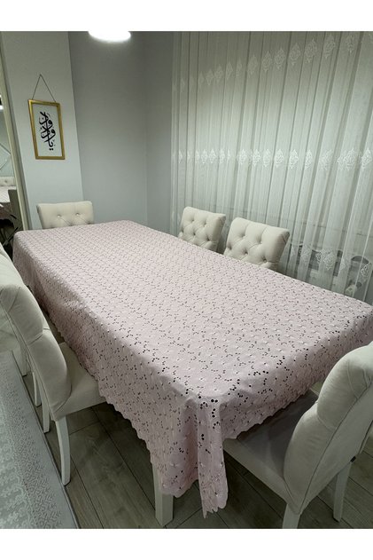 Embroidered Seamless Tablecloth 150X250