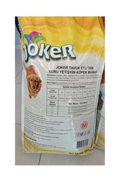 joker Tavuk Etli Köpek Maması 15 kg - Fiyatı, Yorumları